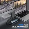 8040 Type C 3.1 Hub HDMI 4K USB2.0 2xUSB3.0 SD TF PD 60W 6sı 1 Arada USB Hub