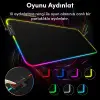 80x30 cm RGB oyuncu mousepad