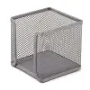 855 Küp Notluk Metal Perforeli Siyah