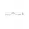 8790 Modern Kulp Krom Renk 192 Mm Krom Tek Ebat Ssy8790 0192 Cr