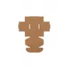 8x8x4-100 Adet Kilitli E Ticaret Karton Kargo Kutusu