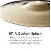 A Custom 10 Inc Splash Finish Brilliant Zil
