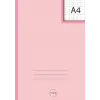 A4 7 mm Squared; Pink: Exercise Books A4 Lined, Grid Paper Notebook for Math, Science, Graph, Writing Pad 100 Pages