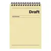 A4 Çizgili Bloknot Draft - Sarı