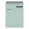 A4 Çizgili Bloknot Draft, Yeşil