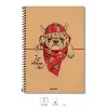 A4 Defter Düz 200 syf Köpek Eco
