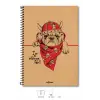 A4 Defter Düz 200 syf Köpek Eco