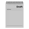 A4 Kareli Bloknot Draft - Gri