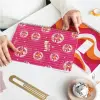 A4 Spiralli Karton Kapak 2’li Set Kareli Okul Defteri 80 yaprak, Ders Programlı Retro Disko