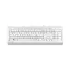 A4 TECH FK10 Q USB Türkçe FN-Multimedya Klavye, Beyaz