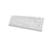 A4 TECH FK10 Q USB Türkçe FN-Multimedya Klavye, Beyaz