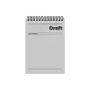 A5 Çizgili Bloknot Draft - Gri