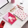 A5 Spiralli Karton Kapak 2’li Set Çizgili Okul Defteri 80 yaprak, Ders Programlı Çilek