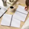 A5 Spiralli Karton Kapak 2’li Set Kareli Okul Defteri 80 yaprak, Ders Programlı Ayıcık