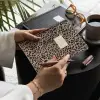 A5 Spiralli Karton Kapak 2’li Set Kareli Okul Defteri 80 yaprak, Ders Programlı Leopar