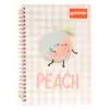 A5 Spiralli Şeftali Desenli Defter 60 Yp
