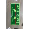 Acil Çıkış Kapı Etiketi Sticker