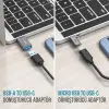 Adp-04 2si 1 Arada Type-C, Micro USB ve USB Çevirici Adaptör