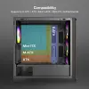 Agos Max Black Mid-Tower PC Kılıfı Siyah