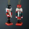 Ahşap Askılı Noel Dekoru, 12 cm, 2 Askılı