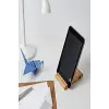 Ahşap bambu cep telefonu ve tablet tutucu stand