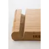 Ahşap bambu cep telefonu ve tablet tutucu stand
