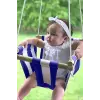 Ahşap Bebek Salıncağı (Mavi)