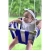 Ahşap Bebek Salıncağı (Mavi)