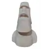 Ahşap Dekoratif Büst Heykeli Moai Totem