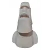 Ahşap Dekoratif Büst Heykeli Moai Totem