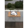 Ahşap Katlanır Balkon Masası