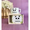 Ahşap Kutusunda Sevimli Panda Kupa Bardak