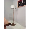 AHŞAP LAMBADER KÖŞE LAMBASI BOHEM CEVİZ KREM