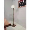 AHŞAP LAMBADER KÖŞE LAMBASI BOHEM CEVİZ KREM