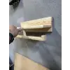 Ahşap sabunluk ve tuvalet kağıtlığı