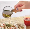 Ahşap Saplı Mika Sosluk Seti, 2li Mini Reçellik