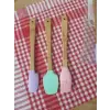 Ahşap Saplı Silikon Spatula Seti, 3lü