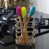 Ahşap Saplı Silikon Spatula Seti, 3lü