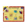 Ahşap Tutmalı Puzzle Okul Malzemeleri