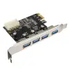 AL-4538 Pcı-E Express 4 Port USB 3.0 Kartı