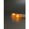 Alevsiz Led Şamdan Mum Pilli - 2 Adet (Pil Hediyelİ) (Beyaz)