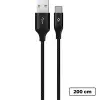 AlumiCable XL USB-A - USB-C Şarj Kablosu 2mt.