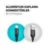 AlumiCable XL USB-A - USB-C Şarj Kablosu 2mt.