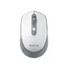 AM204 Çift Modlu Bluetooth ve Kablosuz 1600DPI Şarj Edilebilir Optik Mouse Beyaz