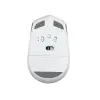 AM204 Çift Modlu Bluetooth ve Kablosuz 1600DPI Şarj Edilebilir Optik Mouse Beyaz