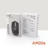 AM204 Çift Modlu Bluetooth ve Kablosuz 1600DPI Şarj Edilebilir Optik Mouse Beyaz