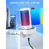AmpliGame A8 Beyaz USB Oyuncu Mikrofonu
