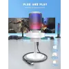 AmpliGame A8 Beyaz USB Oyuncu Mikrofonu