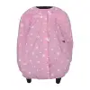 Anakucağı Örtüsü Yıldızlı Pembe
