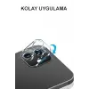 Apple iPhone 16 Pro Max Şeffaf Kamera Lens Koruma Camı